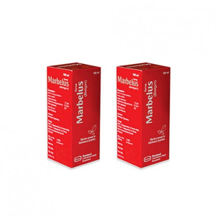 SYRUP MARBELUS (BELGIRI) Marvelously cures diarrhoea, dysentery and disturbance of digestive system (225ml) 2pack package