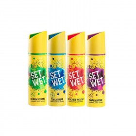 Set Wet Charm Cool Mischief Swag Avatar Deodorant Spray - For Men (150 ml)