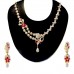 This Necklace set features a unique one of a kind tradition embellish with antic finish