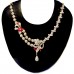 This Necklace set features a unique one of a kind tradition embellish with antic finish