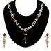This Necklace set features a unique one of a kind tradition and modern embellish