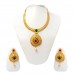 This Necklace set is a unique one which make beautiful design with golden work